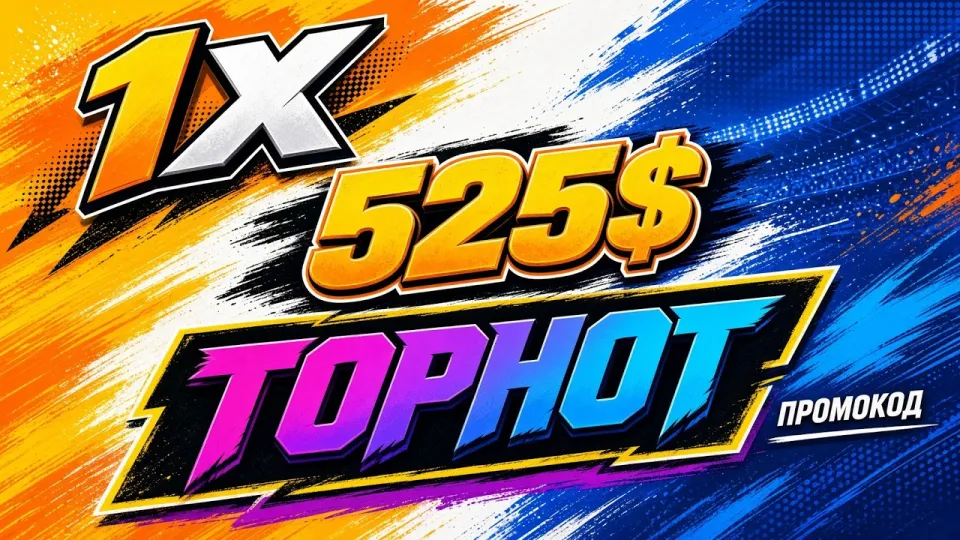 ПРОМОКОД 1XBET TOPHOT +525$ на первый деаозит